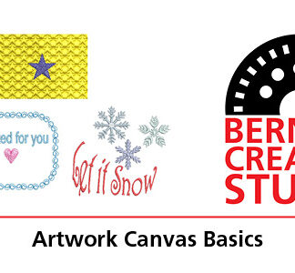 Bernina Creative Studio Software: Artwork Canvas Basics