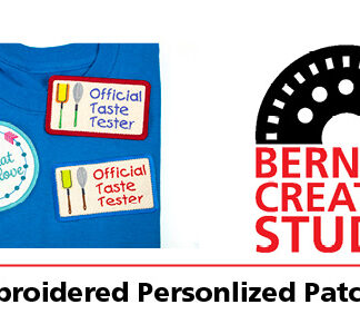 Bernina Creative Studio Embroidery: Embroidered Personalized Patches
