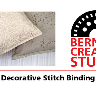 Bernina Creative Studio Technique: Decorative Stitch Binding