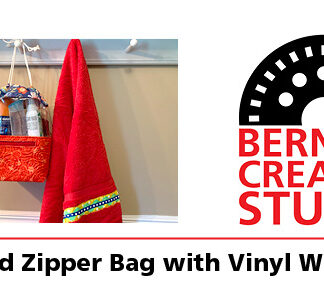 Bernina Creative Studio Project: Quilted Zipper Bag
