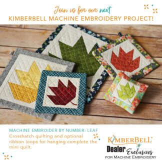 Kimberbell - A La Carte Vol 3 - Machine Embroider By Number: Leaf