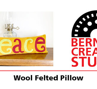 Bernina Creative Studio Project: Wool Felted Pillow