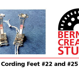 Bernina Creative Studio Technique: Cording Feet #22 and #25