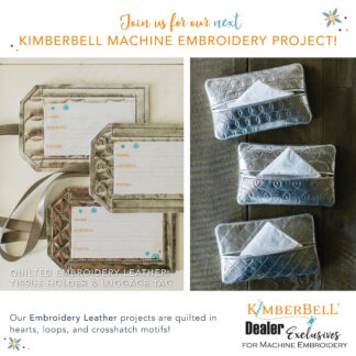 Kimberbell - A La Carte Vol 4 - Quilted Embroidery Leather
