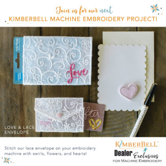 Kimberbell – A La Carte Vol 4 – Love & Lace Envelope