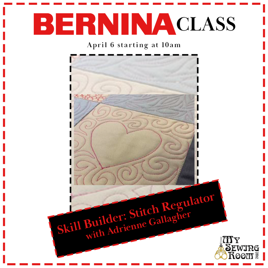 Class - Bernina Free Motion Skill Builders: BSR